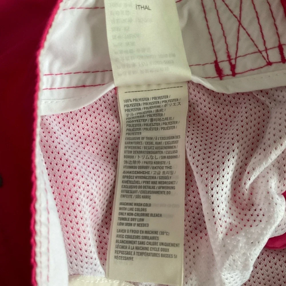 Abercrombie & Fitch Pink and White Swim Board Shorts